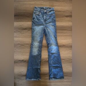 Old Navy high Rise Wide Leg Jeans in Denim Blue